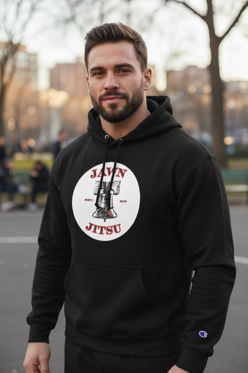 Liberty Black Belt Bell Champion Hoodie