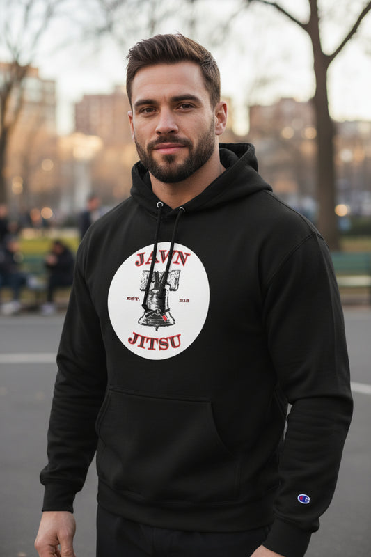 Liberty Black Belt Bell Champion Hoodie