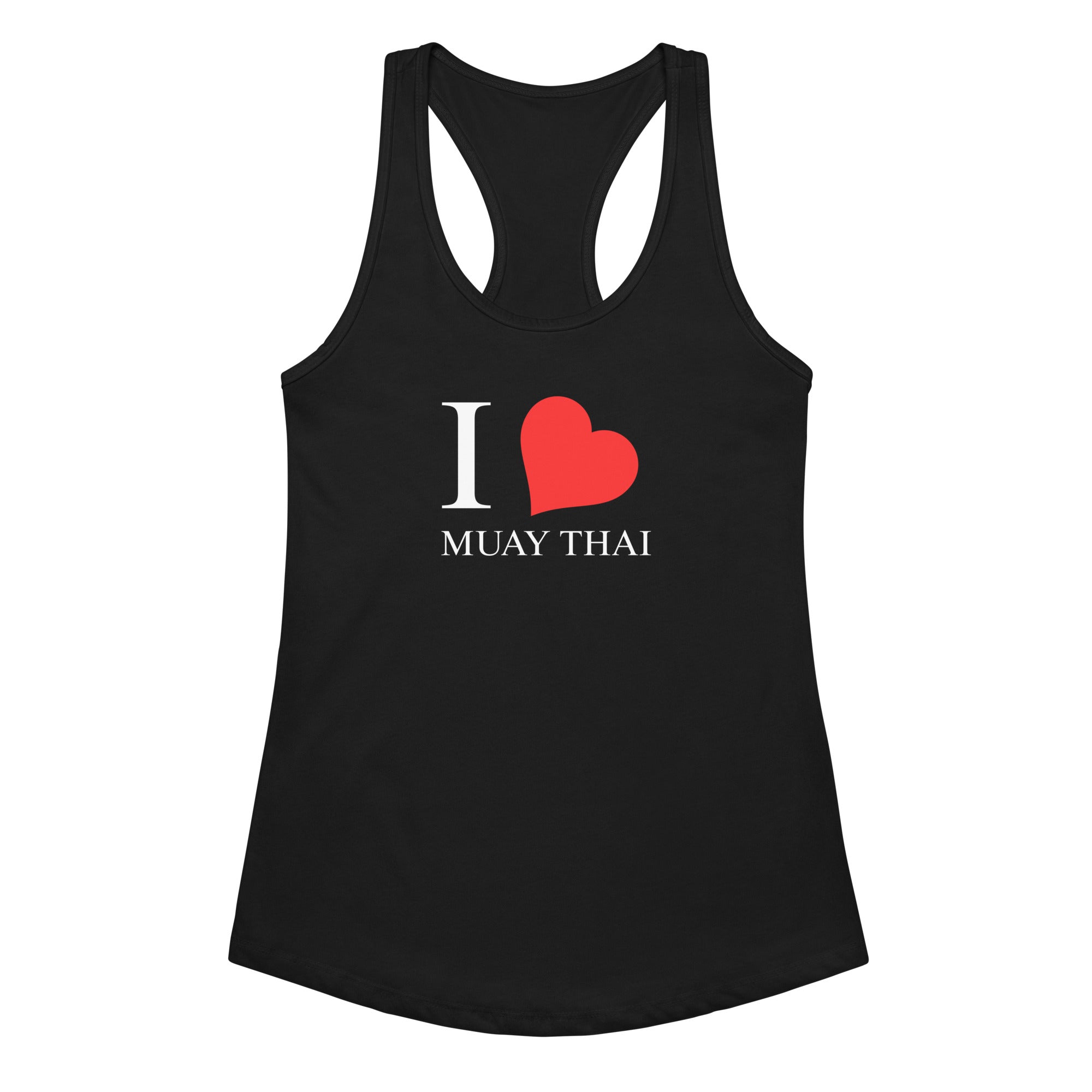 Women’s I Love Muay Thai Athletic Tank Top